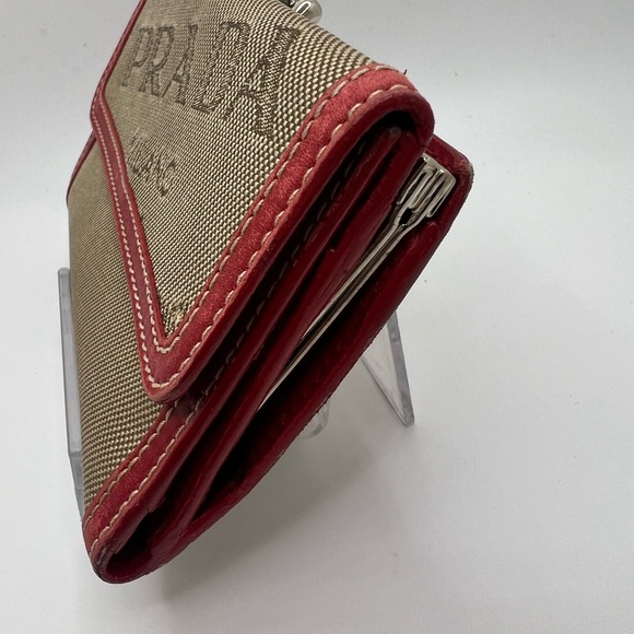 GUC Prada Milano Canvas Wallet - Picture 6 of 9